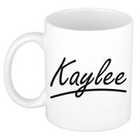 Naam cadeau mok / beker Kaylee met sierlijke letters 300 ml