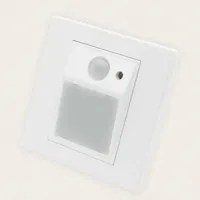 Trapverlichting met sensor wit vierkant (en schemersensor)
