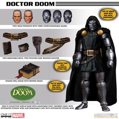 Marvel Action Figure 1/12 Doctor Doom 17 cm Marvel Action Figure 1/12 Doctor Doom 17 cm