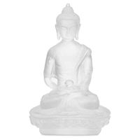 Beeld van Amithaba Boeddha (Transparant Wit)