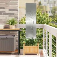 Tuin Privacy Screen Zilver 32 x 140 cm Gegalvaniseerd staal
