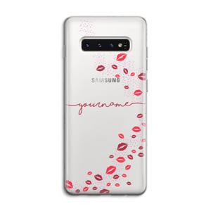 Kusjes: Samsung Galaxy S10 4G Transparant Hoesje