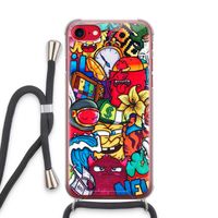 No Rules: iPhone SE 2020 Transparant Hoesje met koord