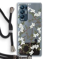 Blossoming spring: Oppo Find X3 Neo Transparant Hoesje met koord
