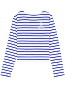 Sporty & Rich Breton stripe-print T-Shirt - Bleu