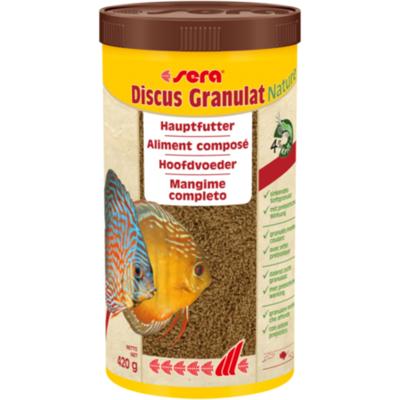 Sera Discus Granulat Nature 1000ml - Natuurlijk Voer voor Discus & Siervissen Zonder Toevoegingen