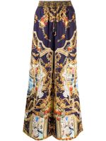 Camilla graphic-print silk palazzo pants - Multicolore - thumbnail