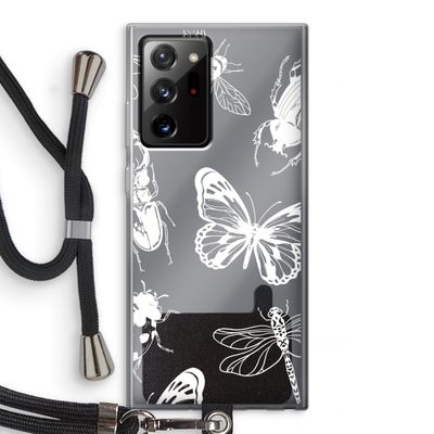 Tiny Bugs: Samsung Galaxy Note 20 Ultra / Note 20 Ultra 5G Transparant Hoesje met koord