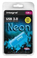 Integral INFD128GBNEONB3.0 USB flash drive 128 GB USB Type-A 3.2 Gen 1 (3.1 Gen 1) Blauw