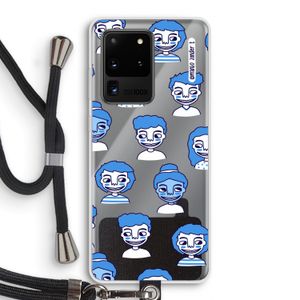 Gezichtjes: Samsung Galaxy S20 Ultra Transparant Hoesje met koord