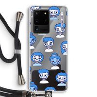 Gezichtjes: Samsung Galaxy S20 Ultra Transparant Hoesje met koord
