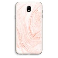 Peach bath: Samsung Galaxy J7 (2017) Transparant Hoesje