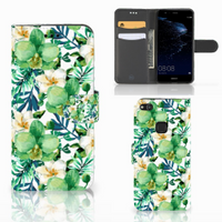 Huawei P10 Lite Hoesje Orchidee Groen - thumbnail