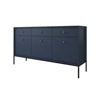 Meubella Dressoir Moreno - Blauw - 154 cm - thumbnail