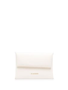 Jil Sander portefeuille rectangulaire en cuir - Tons neutres