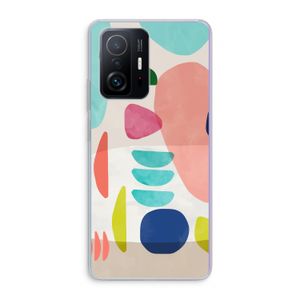 Bold Rounded Shapes: Xiaomi 11T Transparant Hoesje