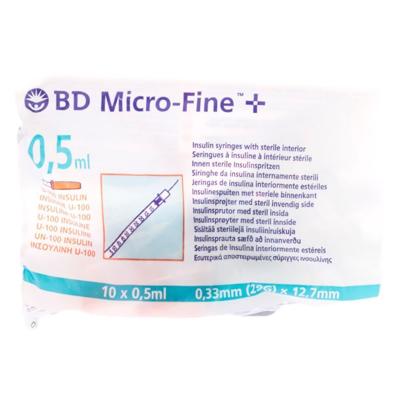 Microfine Ins.spuit 0,5ml 29g 12,7mm 10 324824