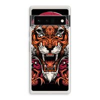 Tiger and Rattlesnakes: Google Pixel 6 Pro Transparant Hoesje Tiger and Rattlesnakes: Google Pixel 6 Pro Transparant Hoesje