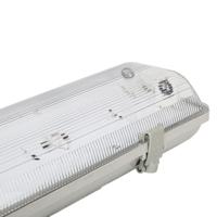 LED TL armatuur 120 cm dubbel - Geschikt voor T8 (G13) buizen - IP65 waterdicht - T8 Fitting G13 - RVS clips