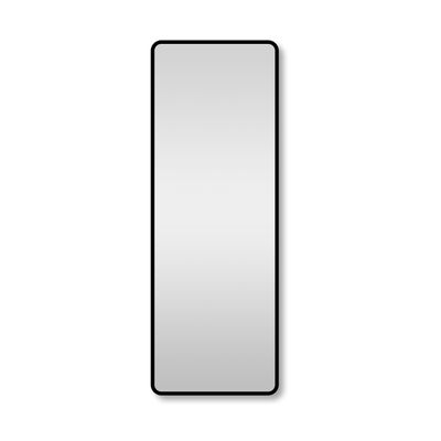 Saniclass Retro Line 2.0 Rectangle Spiegel - 140x50cm - rechthoek - afgerond - frame - mat zwart SW6