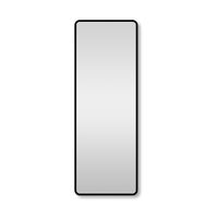 Saniclass Retro Line 2.0 Rectangle Spiegel - 140x50cm - rechthoek - afgerond - frame - mat zwart SW6 - thumbnail