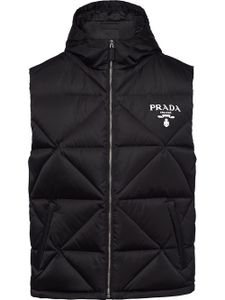 Prada gilet Re-Nylon - Noir