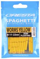 Cresta Spaghetti Worms 15St. Yellow - thumbnail