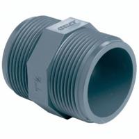 Aquaforte Dubbele Nippel Buitendraad ½" - Hoogwaardig PVC, Weerbestendig, Eenvoudige Installatie