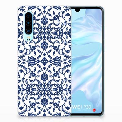 Huawei P30 | TPU Case | Flower Blue