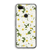 Summer Daisies: Google Pixel 3a Transparant Hoesje Summer Daisies: Google Pixel 3a Transparant Hoesje
