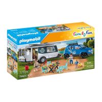 PLAYMOBIL Family Fun Caravan met Auto 71423