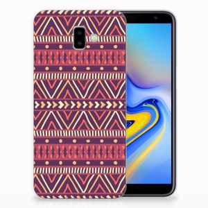 Samsung Galaxy J6 Plus (2018) TPU bumper Aztec Paars