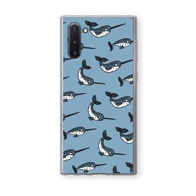Narwhal: Samsung Galaxy Note 10 Transparant Hoesje