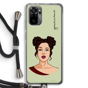 Pop-Art Creator: Xiaomi Redmi Note 10 Pro Transparant Hoesje met koord
