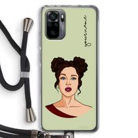 Pop-Art Creator: Xiaomi Redmi Note 10 Pro Transparant Hoesje met koord