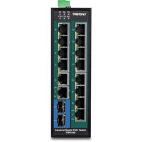 Trendnet TI-PG162 netwerk-switch Unmanaged Gigabit Ethernet (10/100/1000) Power over Ethernet (PoE) Zwart - thumbnail