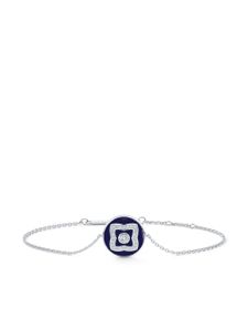 De Beers Jewellers bracelet Enchanted Lotus en or blanc 18ct pavé de diamants - Bleu