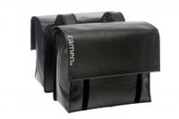 New Looxs dubbele fietstas Cameo 46 liter 39 cm bisonyl zwart - thumbnail