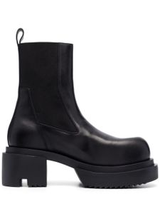 Rick Owens bottines Beatle Bogun à semelle plateforme - Noir