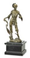 A BRONZE SCULPTURE OF MEMENTO MORI