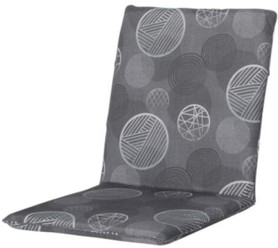 Madison tuinstoelkussen Circle 97 x 49 cm katoen grijs Madison tuinstoelkussen Circle 97 x 49 cm katoen grijs