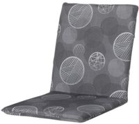 Madison tuinstoelkussen Circle 97 x 49 cm katoen grijs - thumbnail