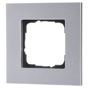 021117  - Frame 1-gang aluminium 021117