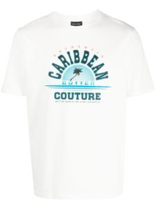 Botter t-shirt imprimé à manches courtes - Blanc