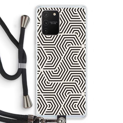 Magic pattern: Samsung Galaxy S10 Lite Transparant Hoesje met koord