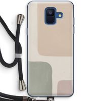 Geo #7: Samsung Galaxy A6 (2018) Transparant Hoesje met koord