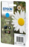 Epson Inktcartridge T1802, 18 Origineel Cyaan C13T18024012 - thumbnail