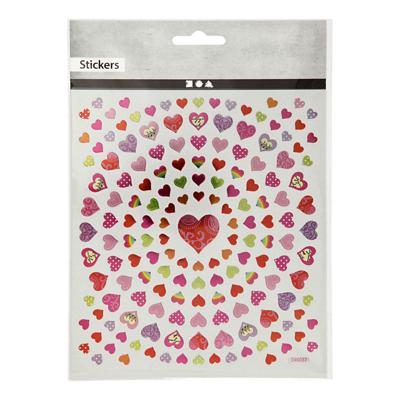 Creativ Company Stickers kleine harten, 1 vel
