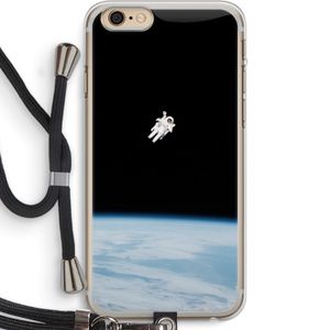 Alone in Space: iPhone 6 PLUS / 6S PLUS Transparant Hoesje met koord