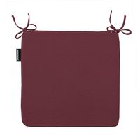 Madison - Zitkussen - Panama bordeaux - 40x40 - Rood - thumbnail